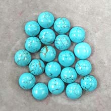 8MM ROUND CABOCHON STABILIZED TQ(10PCS/BAG)